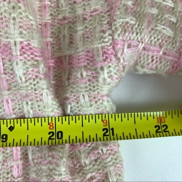 NWT Shein  Pink & White Cardigan - Picture 4 of 10